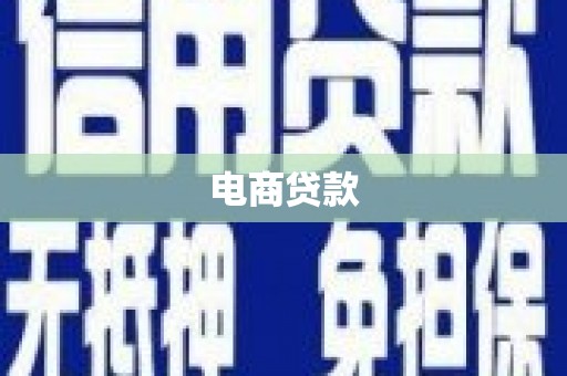 廉江电商贷款