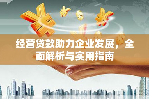 廉江经营贷款助力企业发展，全面解析与实用指南