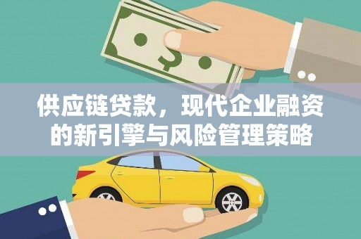 廉江供应链贷款，现代企业融资的新引擎与风险管理策略
