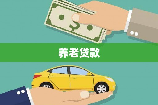 廉江养老贷款