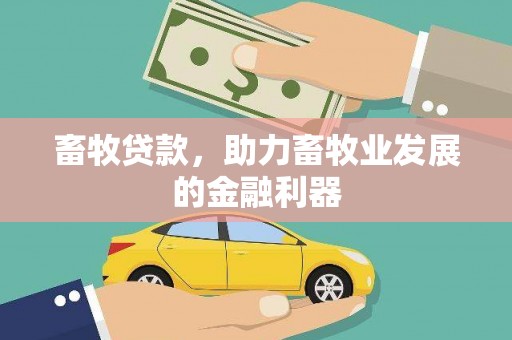 廉江畜牧贷款，助力畜牧业发展的金融利器