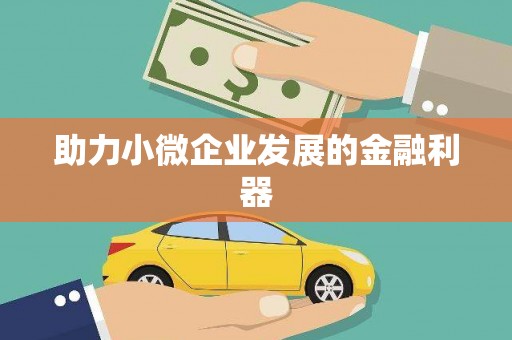 廉江助力小微企业发展的金融利器