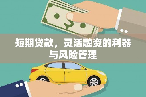 廉江短期贷款，灵活融资的利器与风险管理