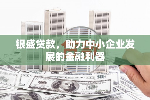 廉江银盛贷款，助力中小企业发展的金融利器