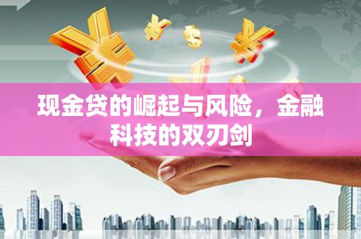 廉江现金贷的崛起与风险，金融科技的双刃剑
