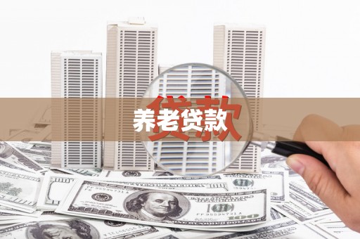 廉江养老贷款