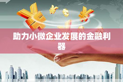 廉江助力小微企业发展的金融利器