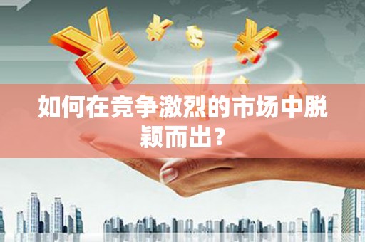 廉江如何在竞争激烈的市场中脱颖而出？
