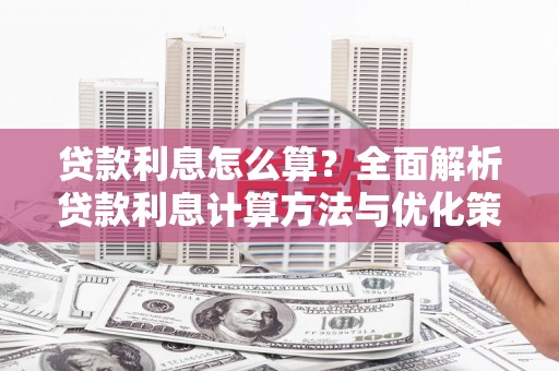 廉江贷款利息怎么算？全面解析贷款利息计算方法与优化策略